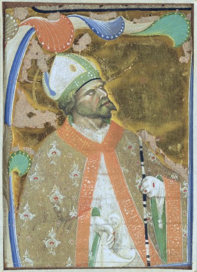 A Bishop Saint by Master of San Michele of Murano